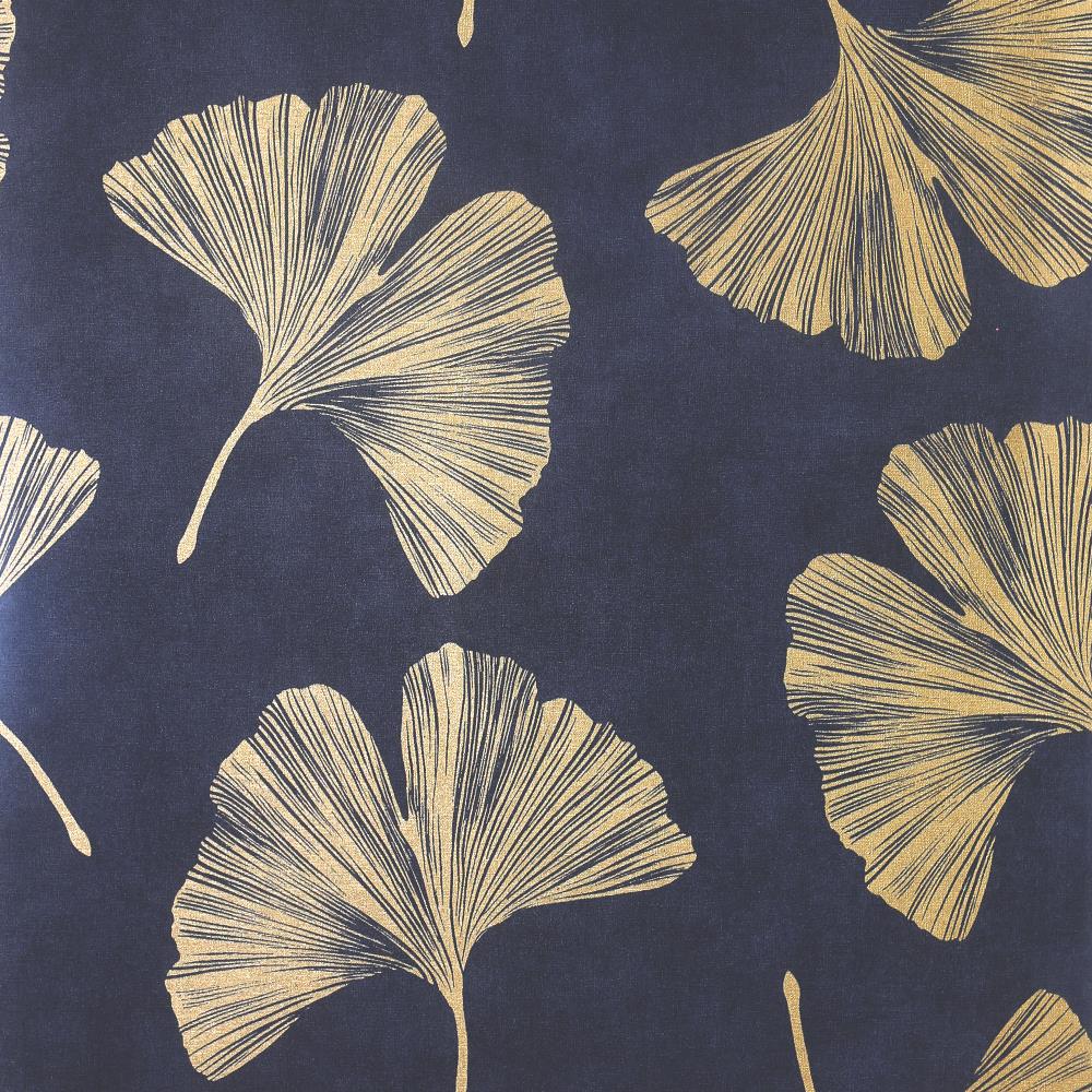 1000x1000 Arthouse 56 Sq Ft Navy Vinyl Floral Unpasted Wallpaper In The Wallpaper Department At