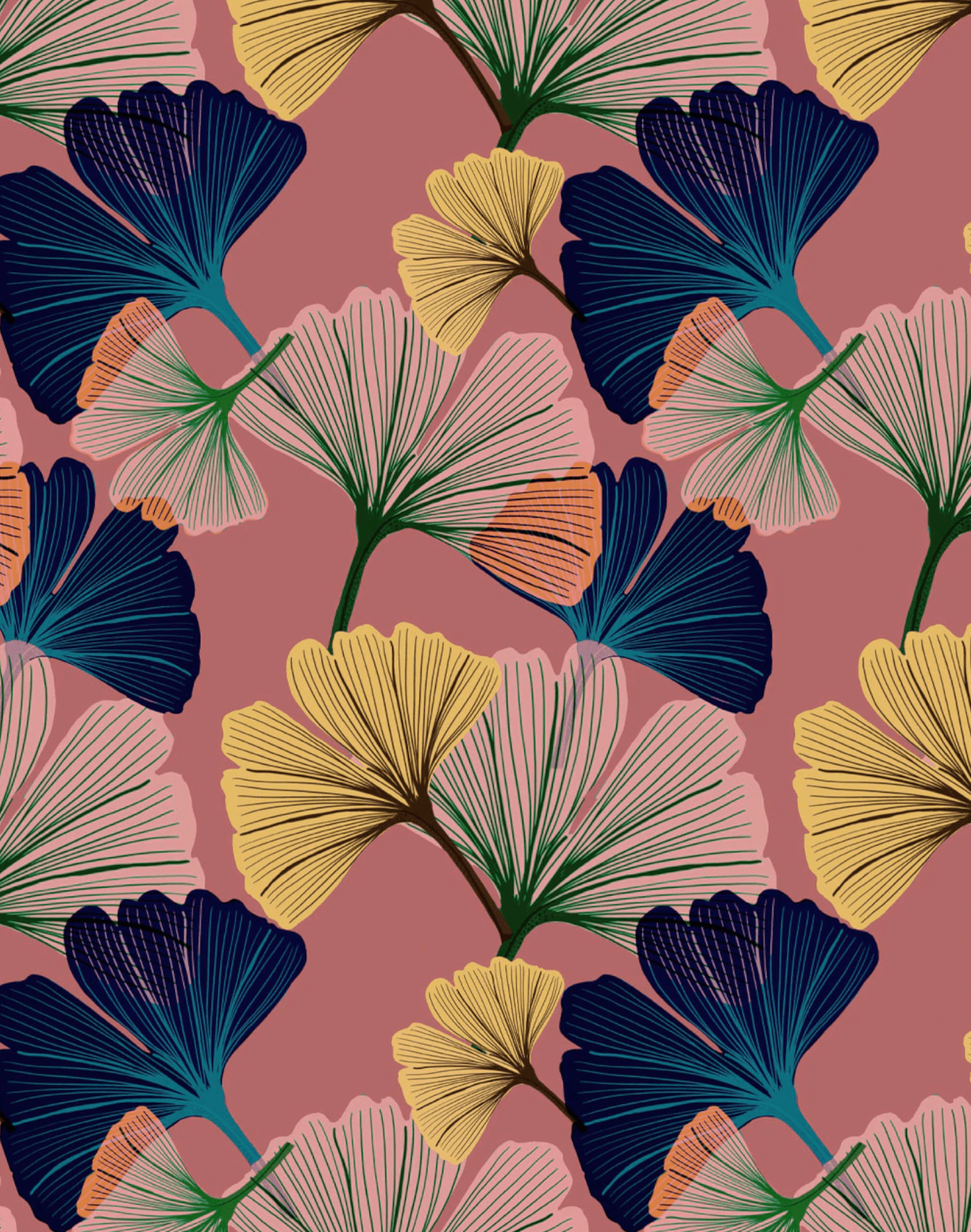 1614x2048 Ginkgo, Rosy