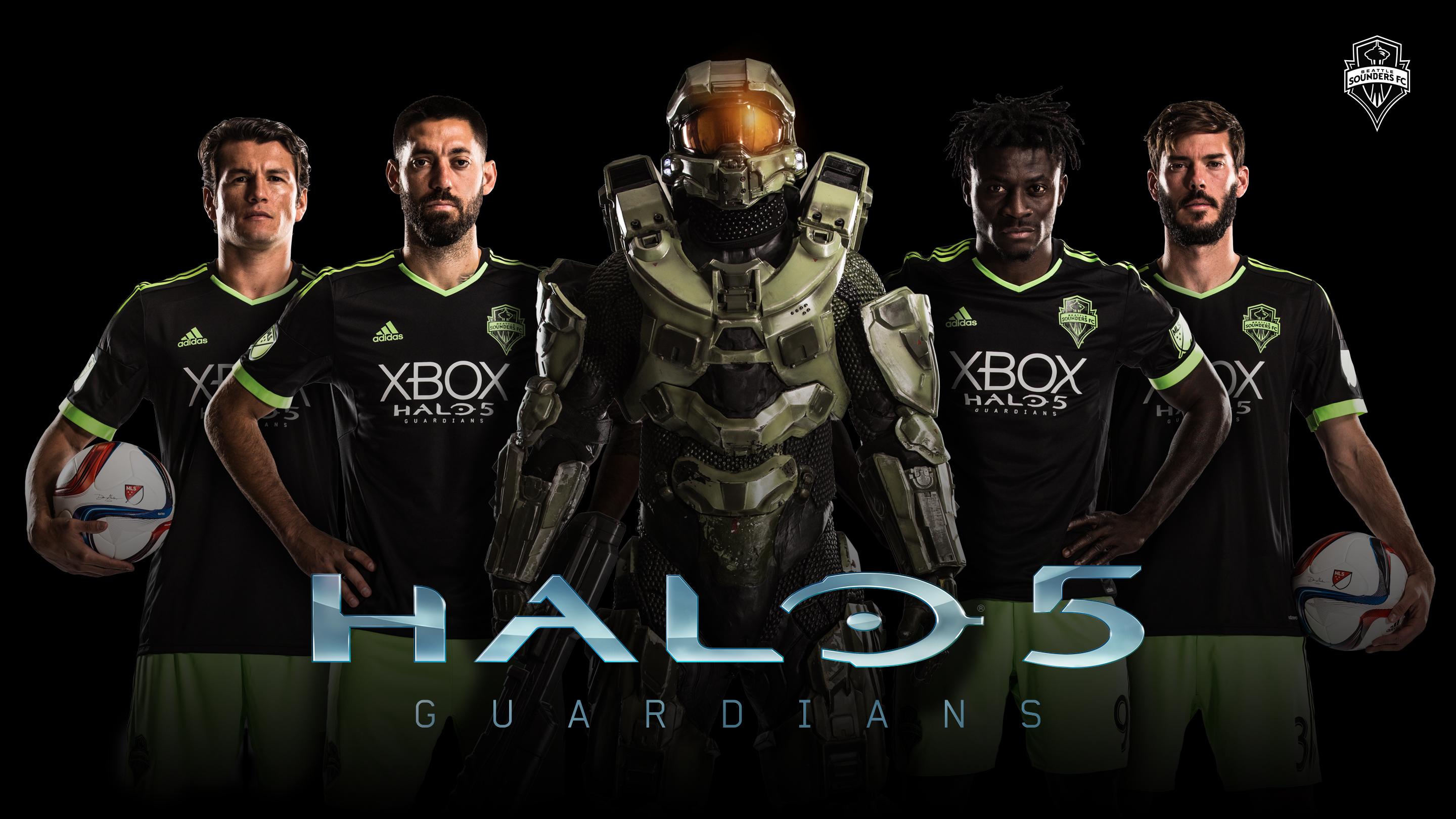 2880x1620 MLS Seattle Sounders FC Logo Halo 5 wallpaper 2018 in Soccer