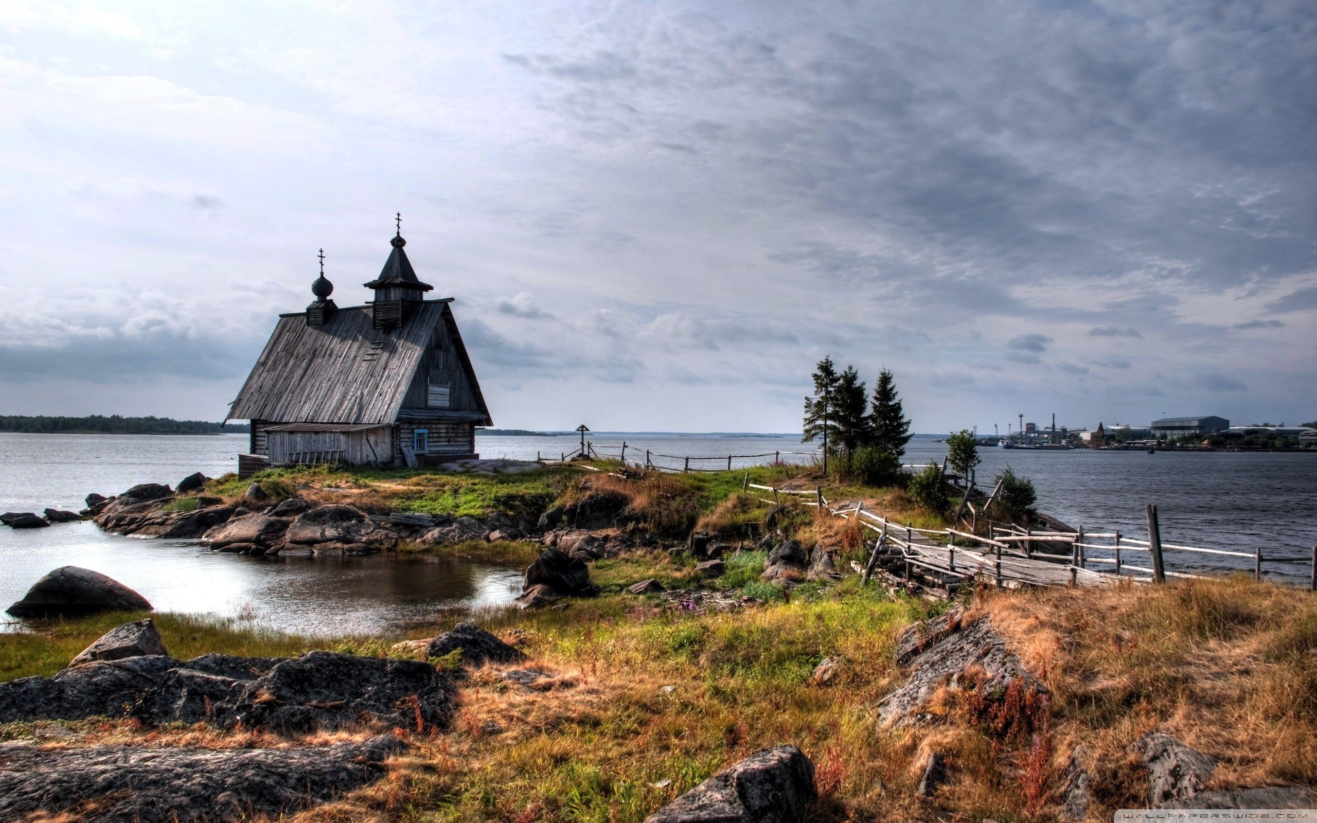 2560x1600 Old Lake Cottage Ultra HD Desktop Background Wallpaper for 4K UHD TV : Multi Display, Dual Monitor : Tablet