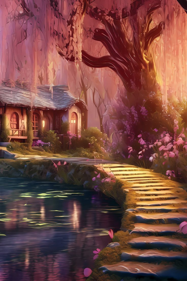 736x1104 Cottage Wallpaper