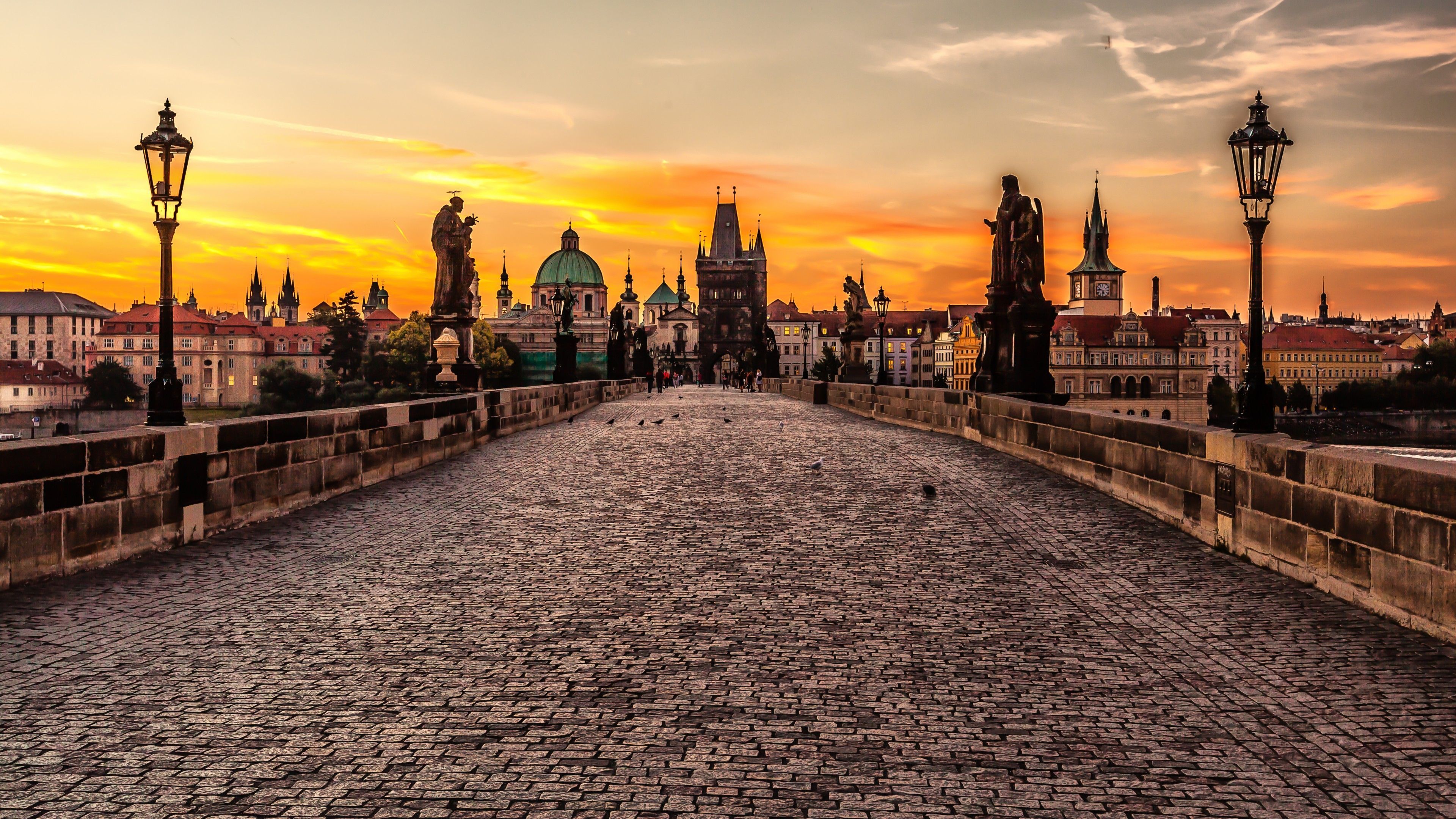 3840x2160 Wallpaper Mystic Prague Tour, Czech Republic, Tourism, Travel, Architecture