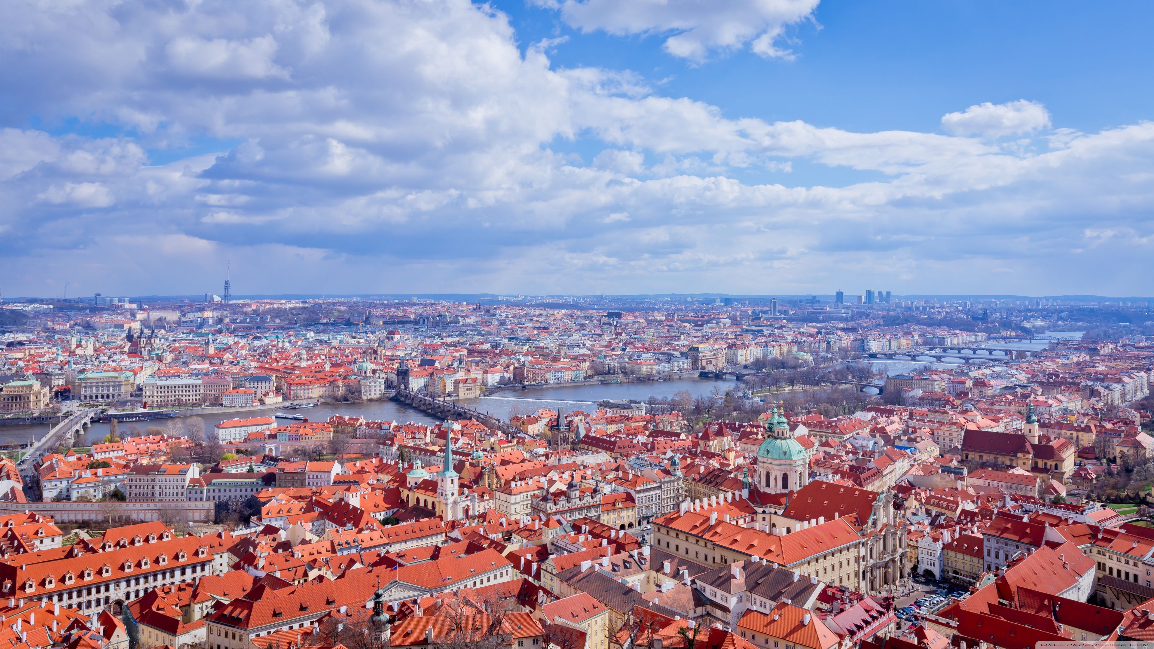3840x2160 Prague Super City View Ultra HD Desktop Background Wallpaper for : Multi Display, Dual Monitor : Tablet