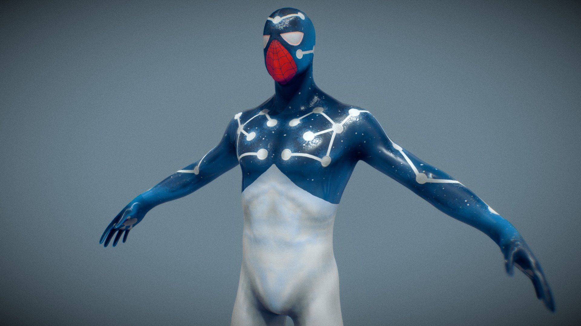 1920x1080 Cosmic Spiderman Royalty Free 3D model by Joel Joseph [ca4c545]