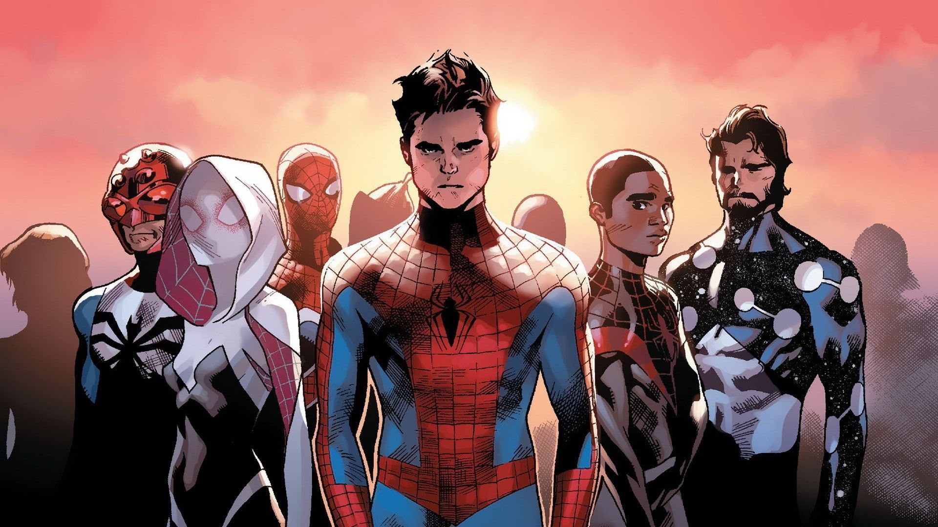 1920x1080 Marvel Comics Cosmic Spider Man Comic Books Miles Morales #Spider Gwen Spider Man Unlimited Spider Man 2211 #Spid. Spiderman Comic, Cosmic Spider Man, Spider Gwen