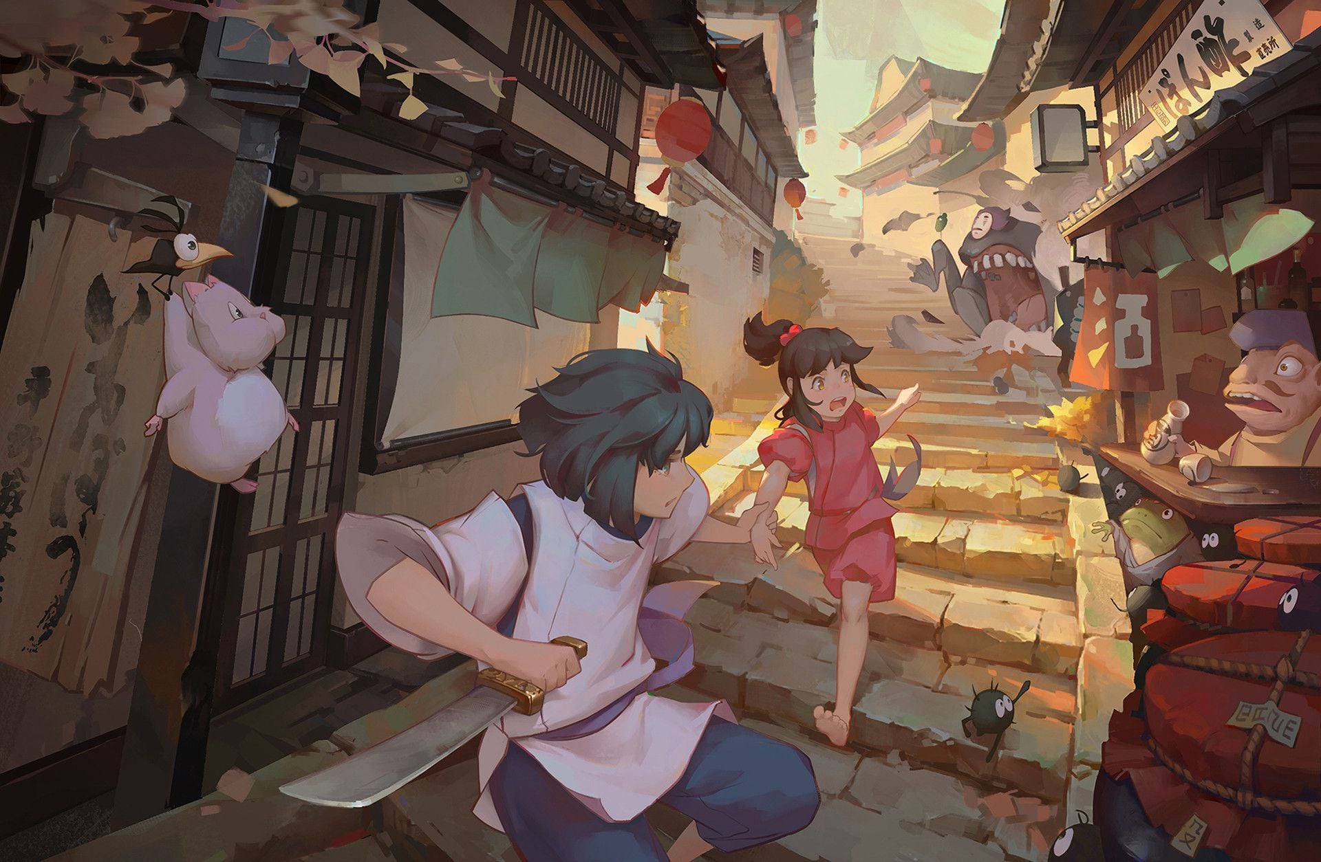 1920x1254 Haku (Spirited Away) HD Wallpaper and Background