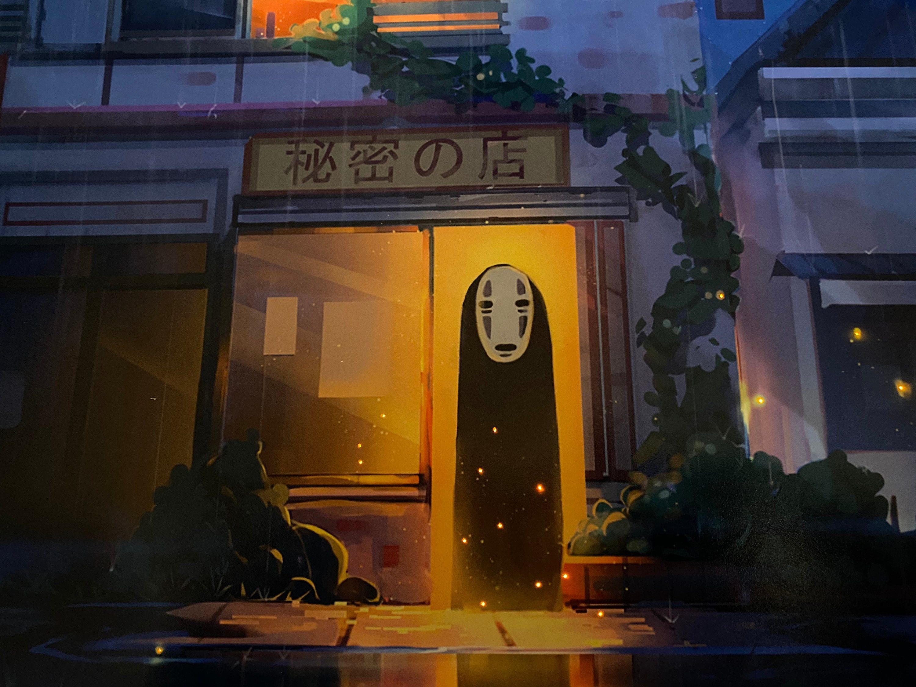 3000x2250 Spirited Away LED Shadowbox