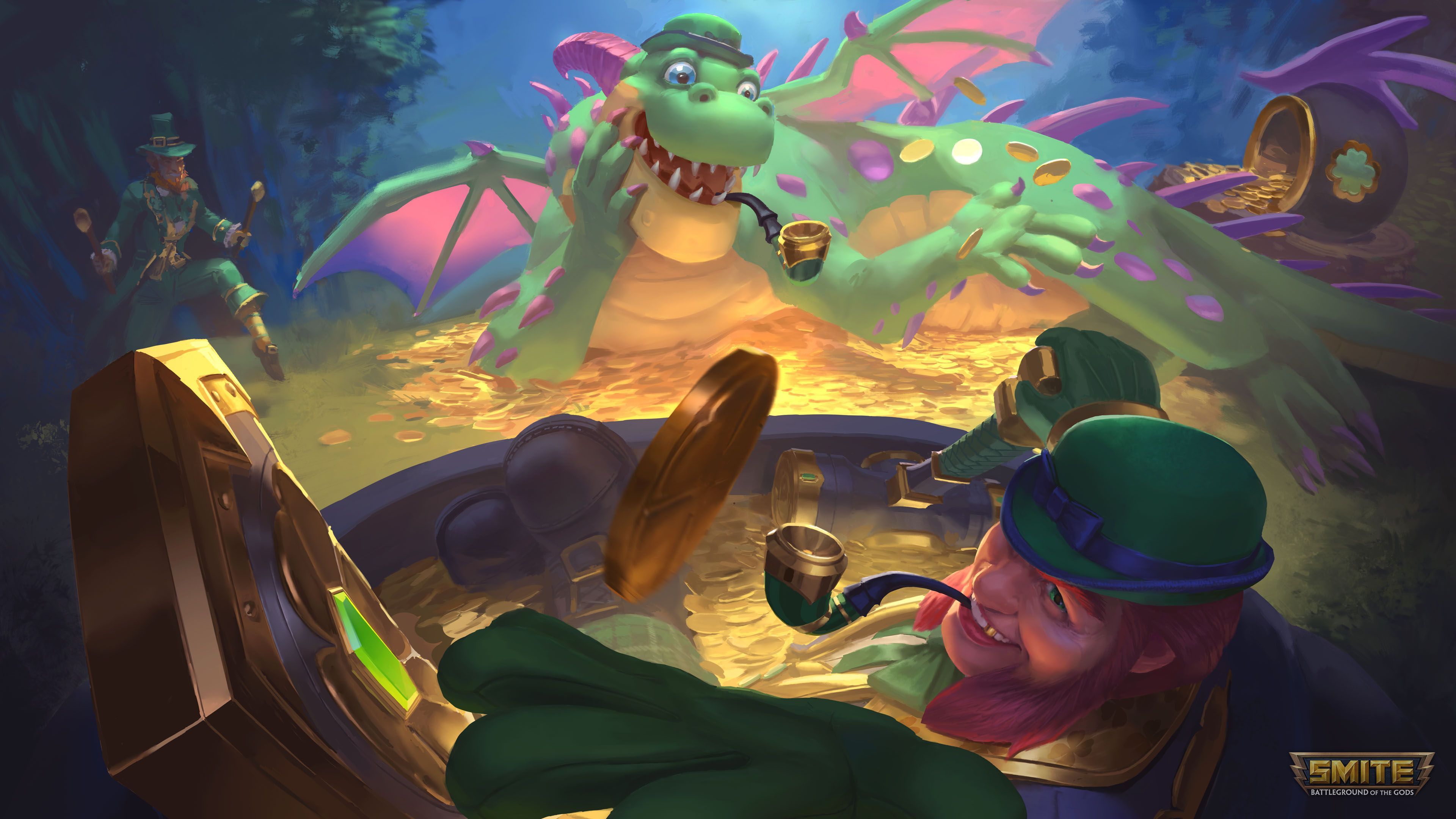 3840x2160 4K Fafnir (Smite) Wallpaper and Background Image
