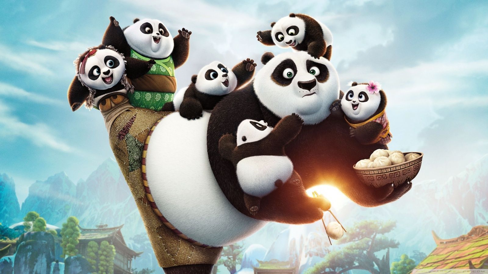 1600x900 Kung Fu Panda 3 2016 Ultra HD Desktop Background Wallpaper for 4K UHD TV : Widescreen & UltraWide Desktop & Laptop : Tablet