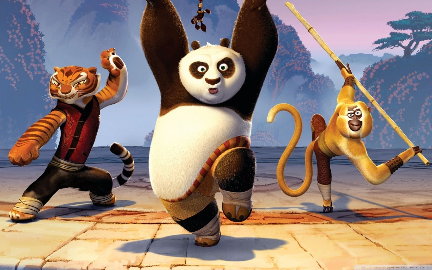 1680x1050 Kung Fu Panda 2 Movie Ultra HD Desktop Background Wallpaper for 4K UHD TV : Tablet