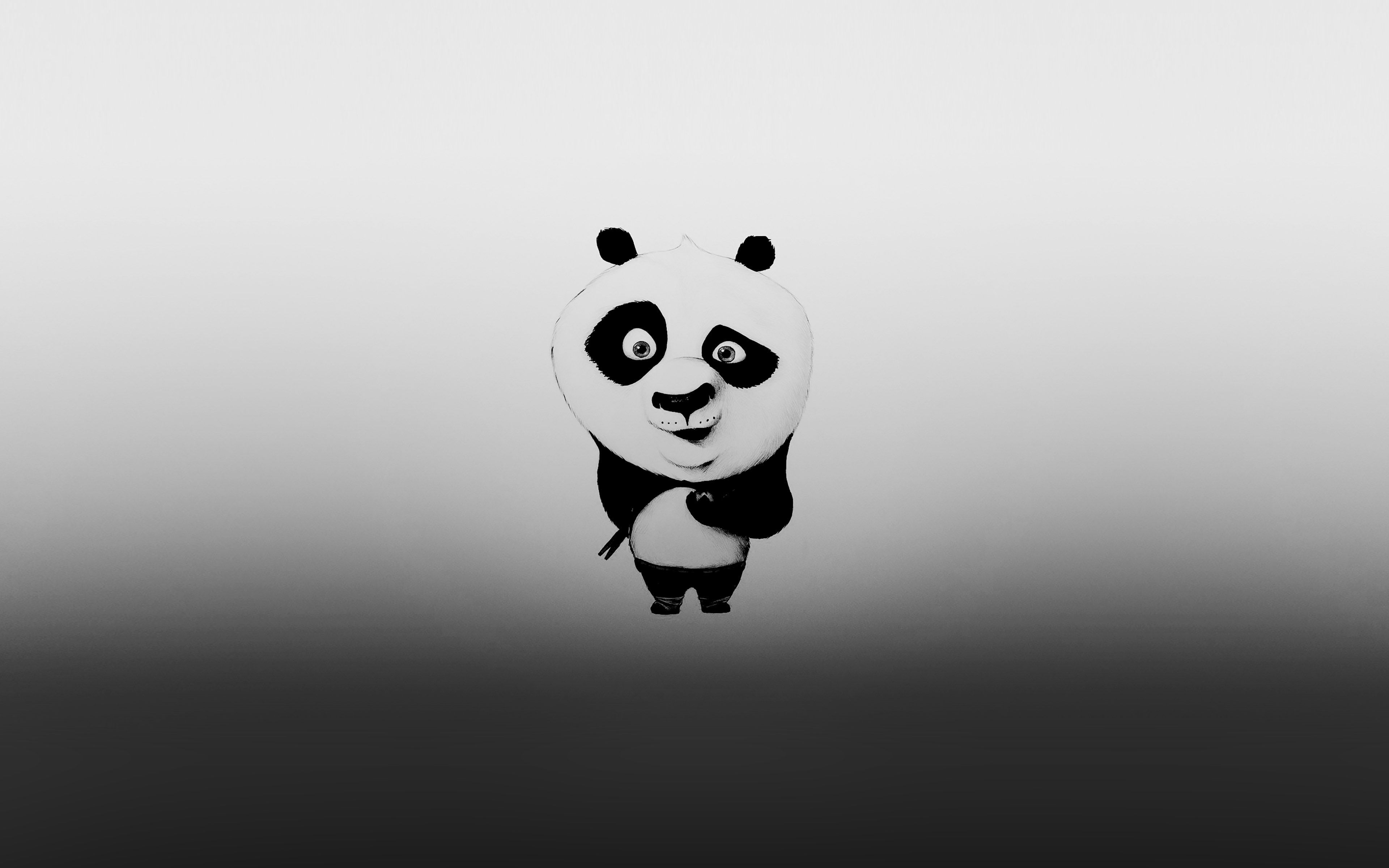 3840x2400 wallpaper for desktop, laptop. kungfu panda minimal funny cute
