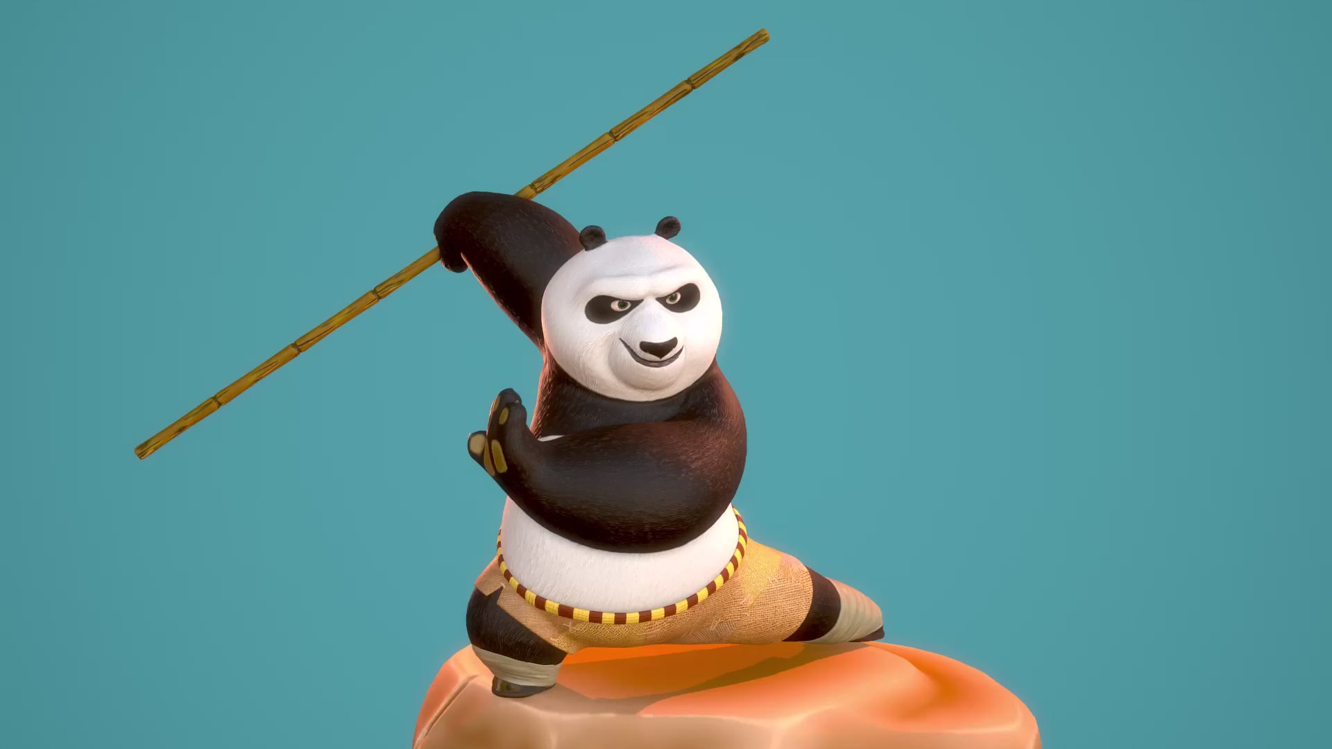 1920x1080 Kung Fu Panda Wallpaper (4K)