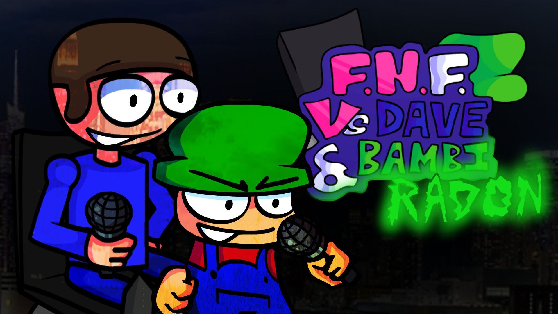 1920x1080 UPDATE!) Dave and Bambi: Radon (V1.5 DEMO) [Friday Night Funkin'] [Mods]