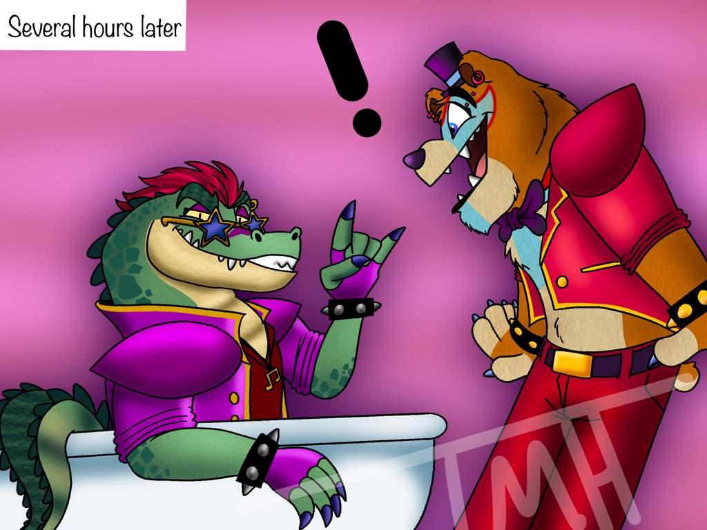 1024x768 FNAF Montgomery Gator Wallpaper