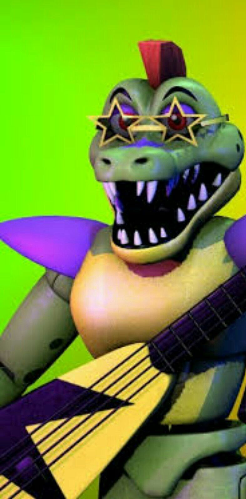 786x1597 FNAF Montgomery Gator Wallpaper
