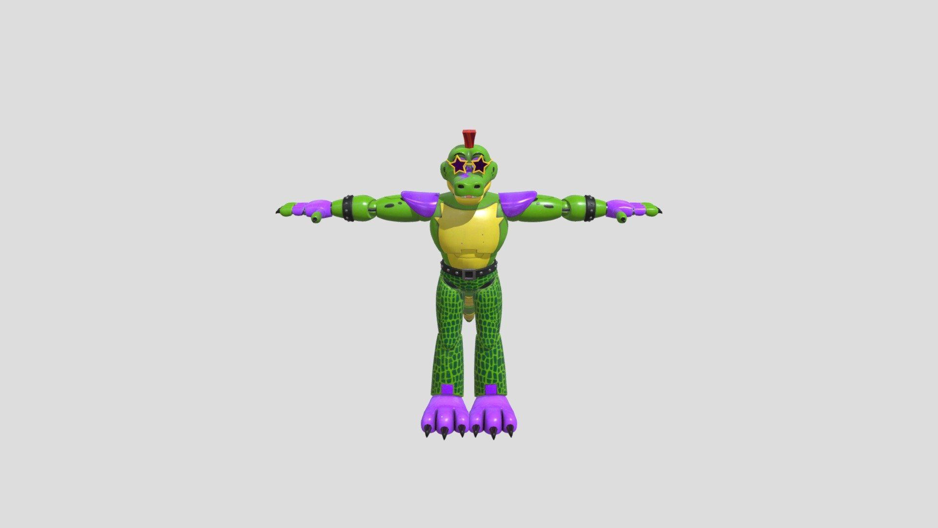 1920x1080 Montgomery Gator Free 3D model by pokkenjake2021 [16c38c8]