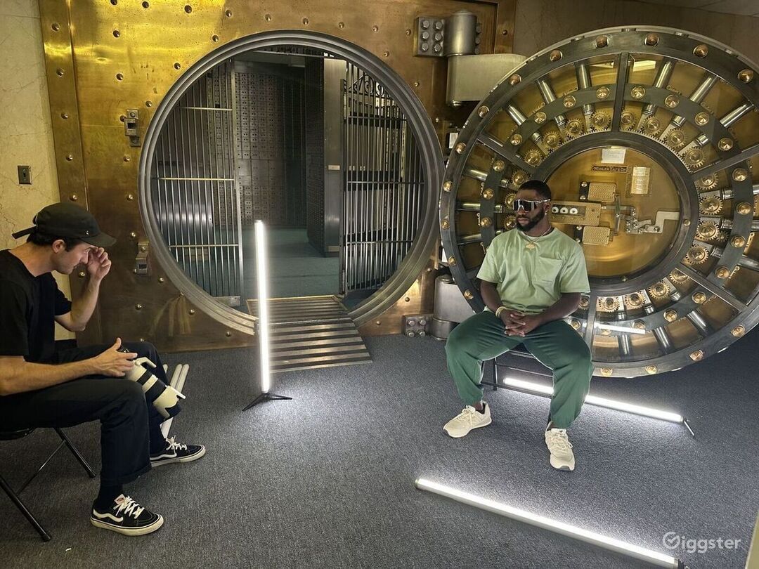 1080x810 Production Studio Bank Vault. Rent this location on Giggster