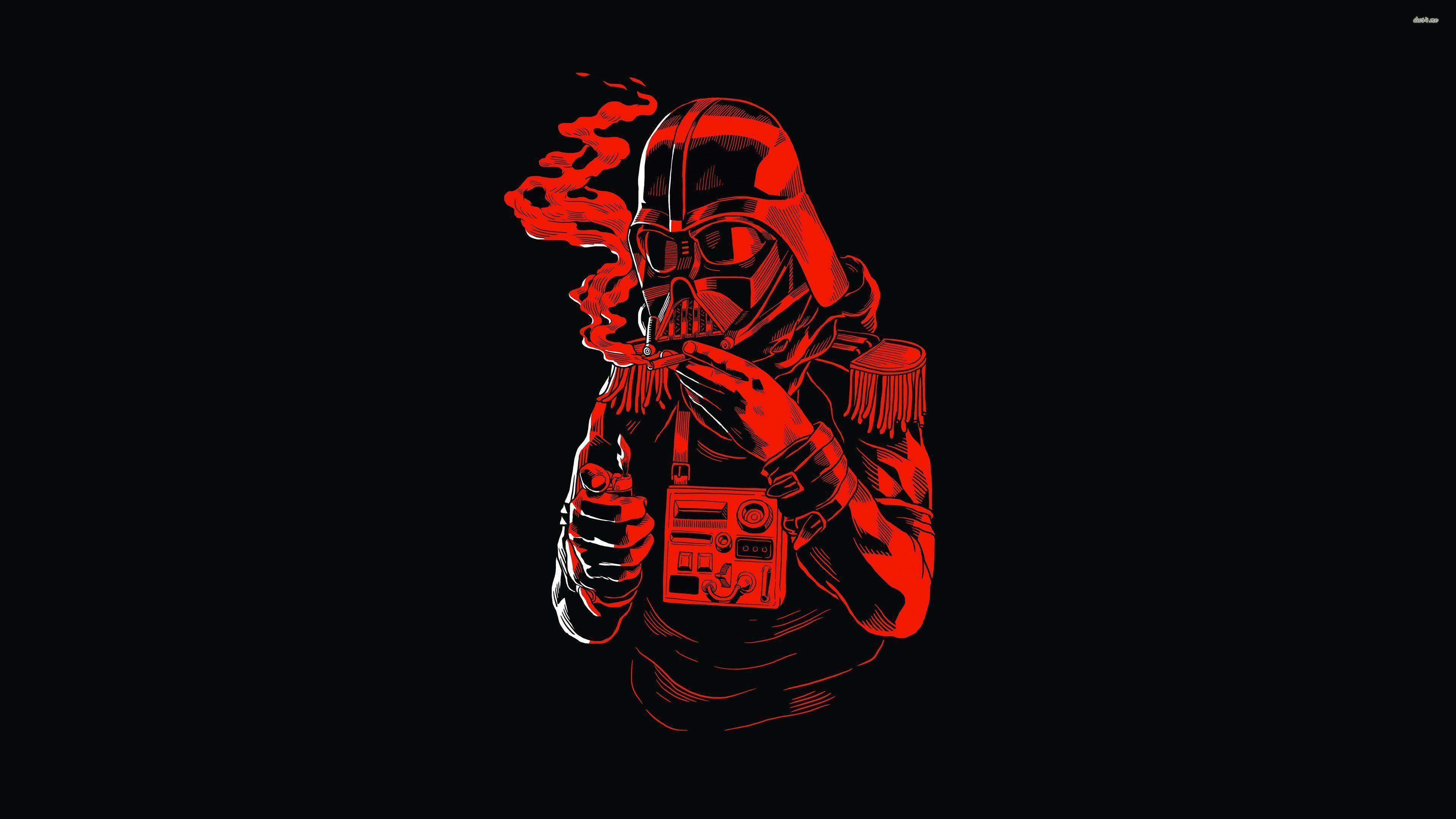 3840x2160 red darth vader smoking 3840x2160 movie wallpaper