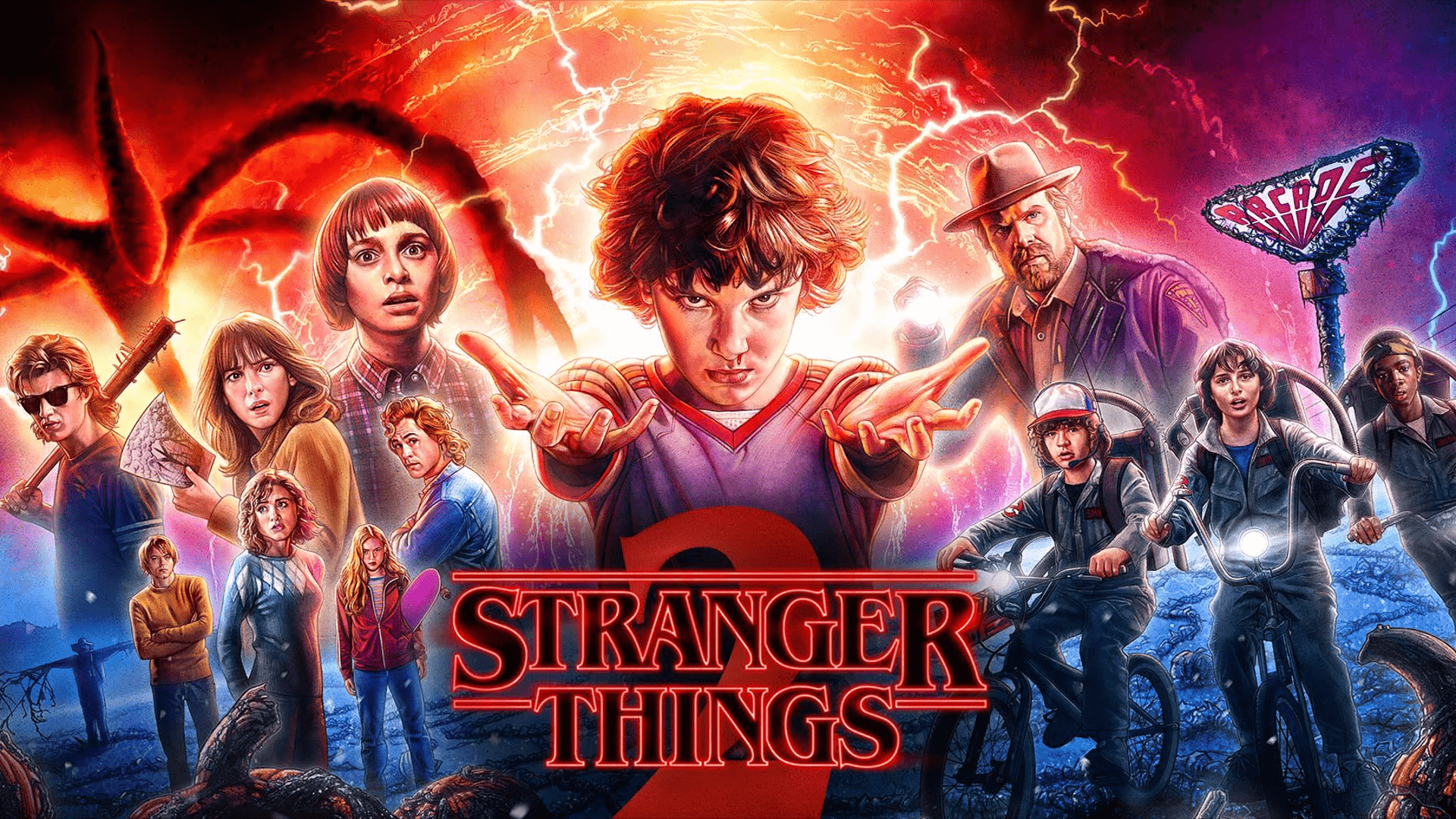 Stranger Things 2 Wallpapers Top Free Stranger Things 2 Backgrounds Wallpaperaccess
