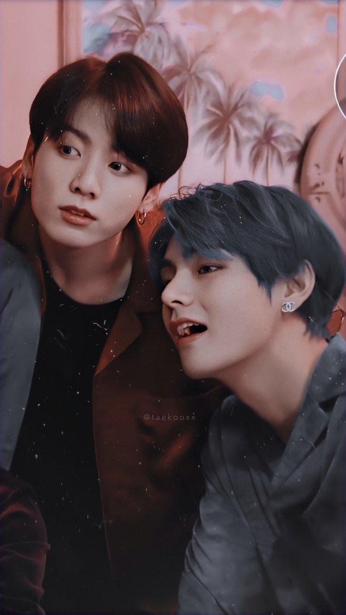 675x1200 Bts V And Jungkook Wallpaper Download