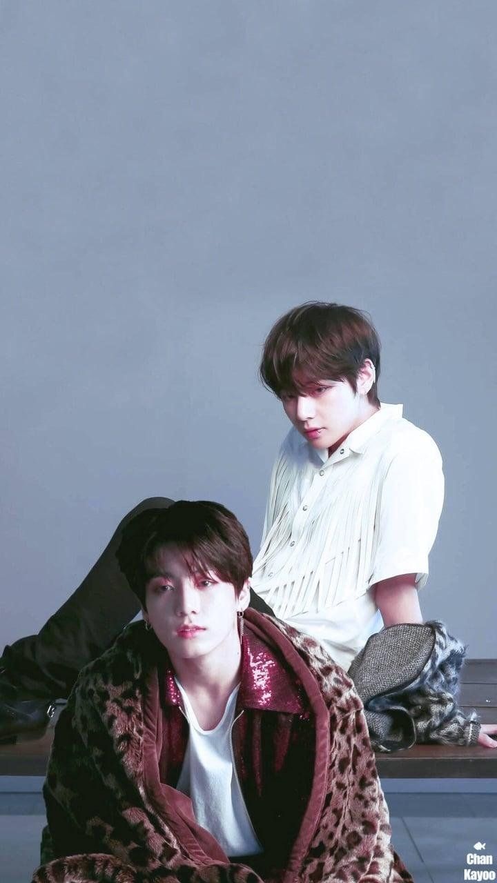 720x1280 Bts Kim Taehyung And Jungkook Wallpaper Download