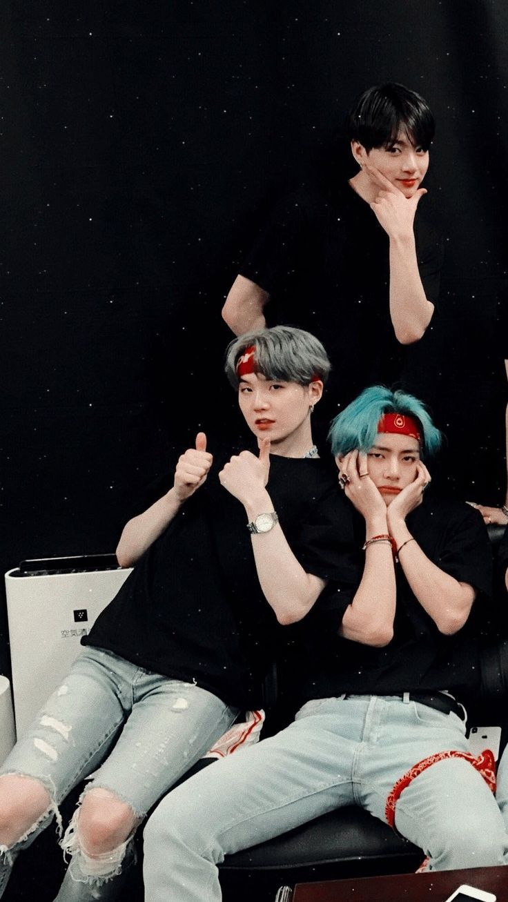 736x1307 Yoongi, Taehyung And Jungkook Wallpaper Credits To Twitter Lockszcreenbts © #Yoongi #Suga #Taehyung #Jungkook. Taehyung, Jungkook, Yoongi