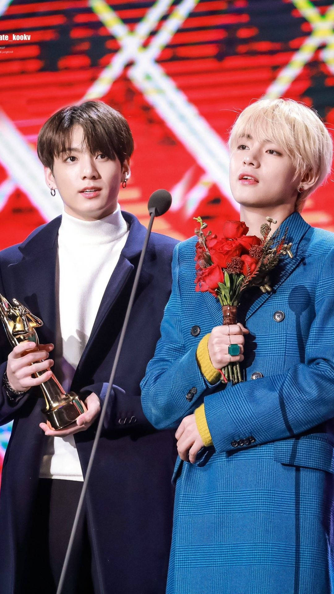 1080x1920 Download Bts Jung Kook With Taehyung Wallpaper