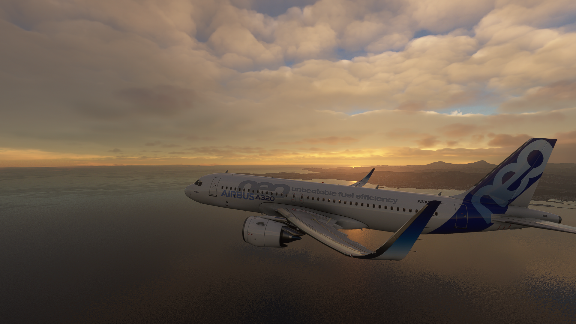 1920x1080 Microsoft Flight Simulator Airbus A aircraft, PC gaming, screen shot, passenger aircraft, vehiclex1080 Wallpaper