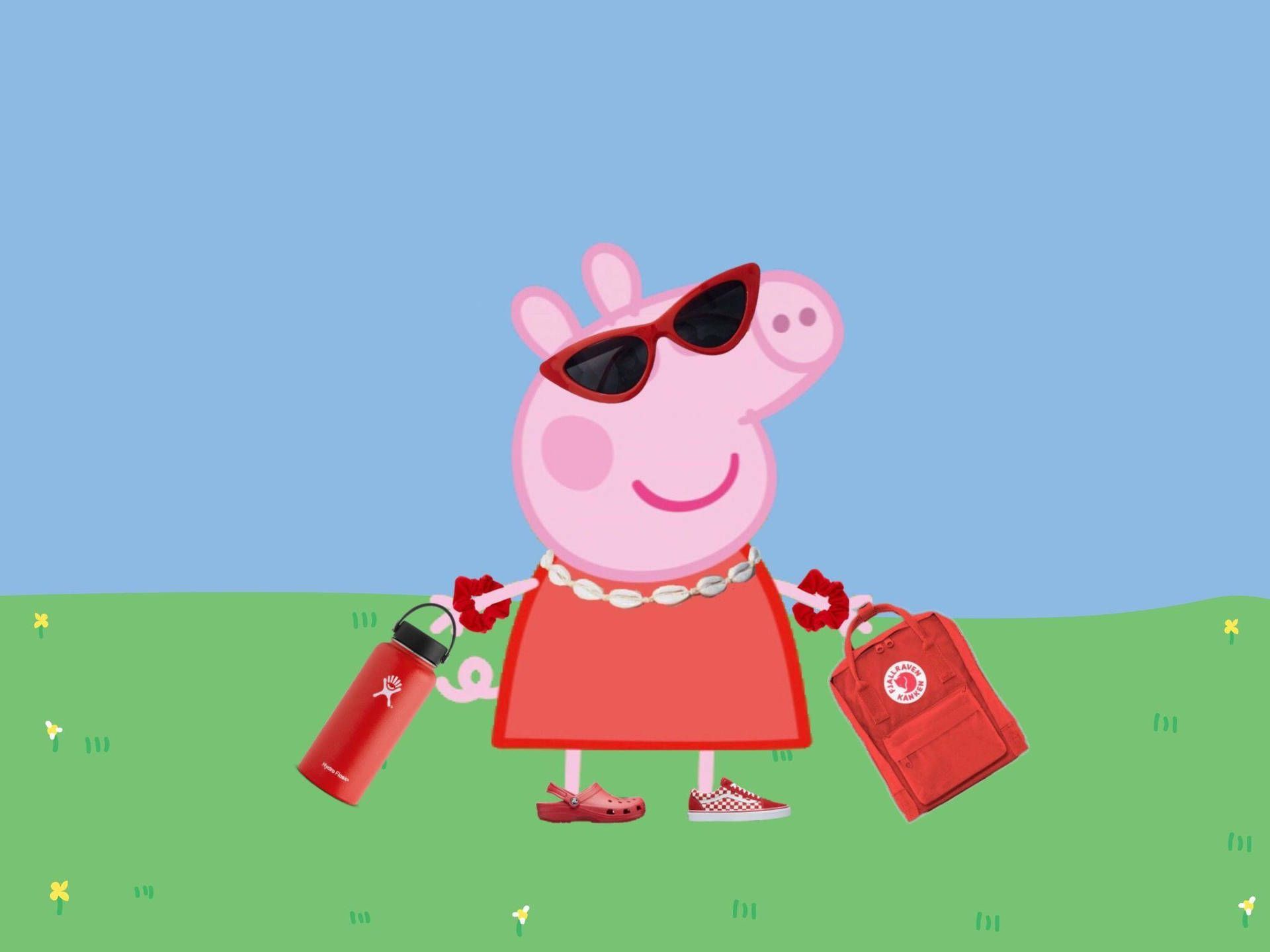 1920x1440 Peppa Pig Meme Wallpaper
