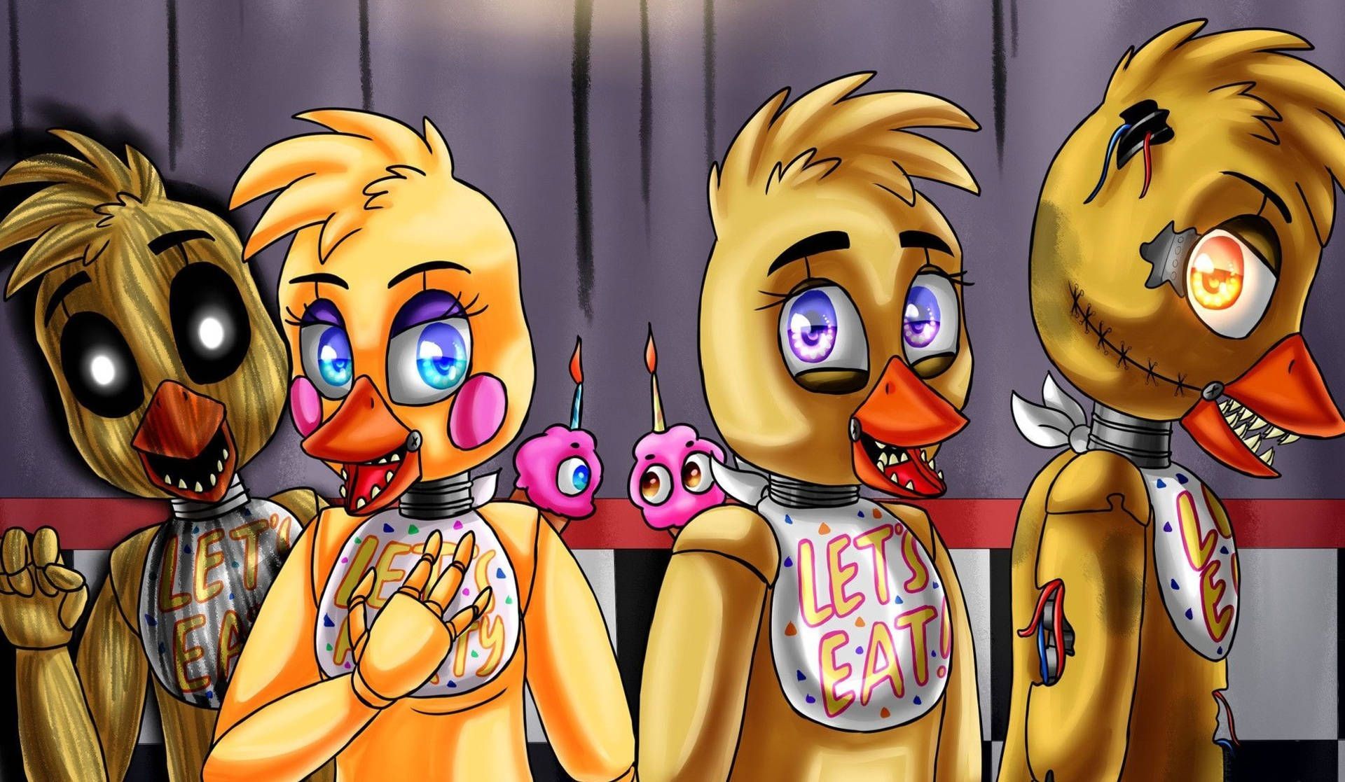 1920x1117 Chica Wallpaper