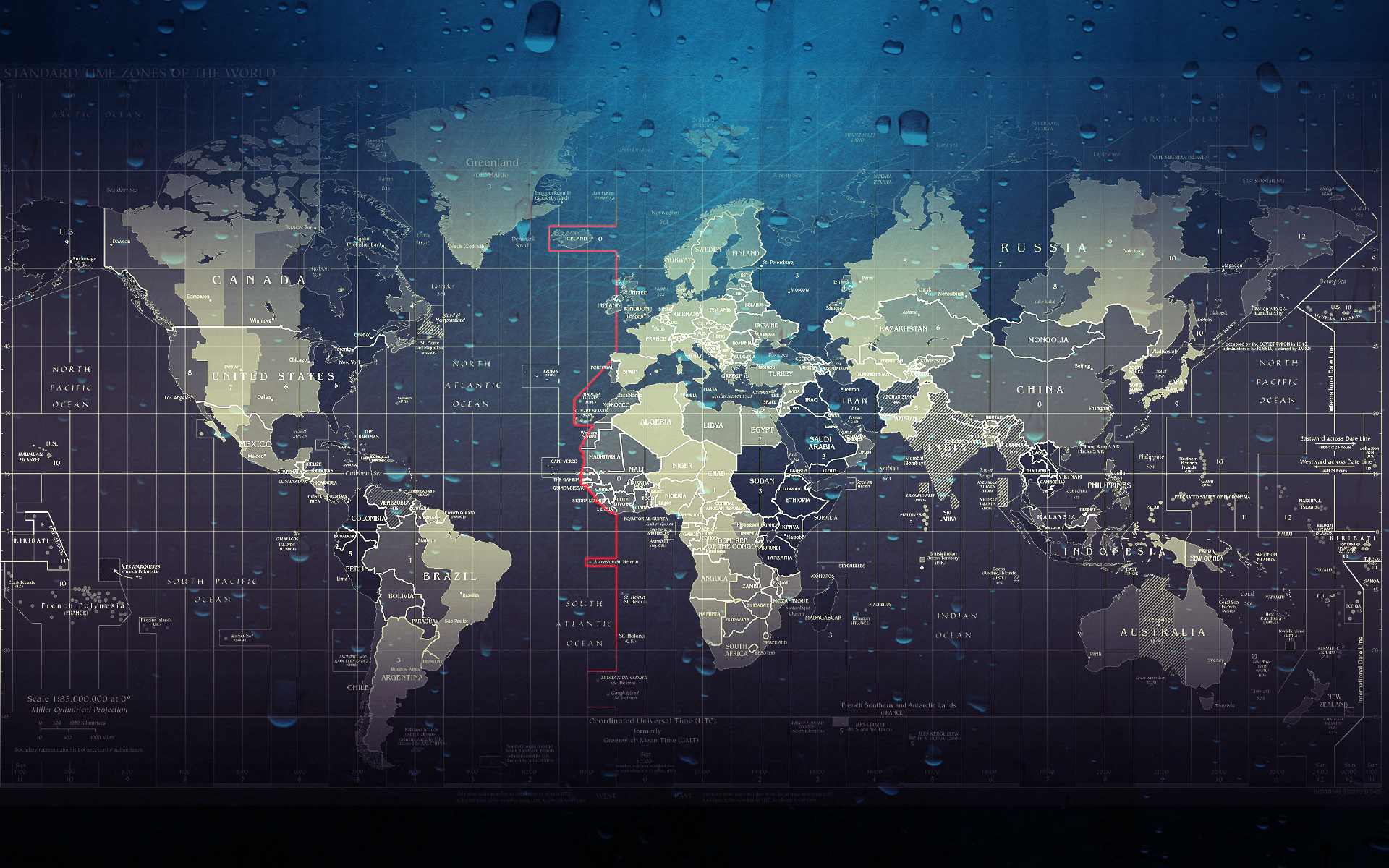 Hình nền bản đồ thế giới 1920x1200 HD