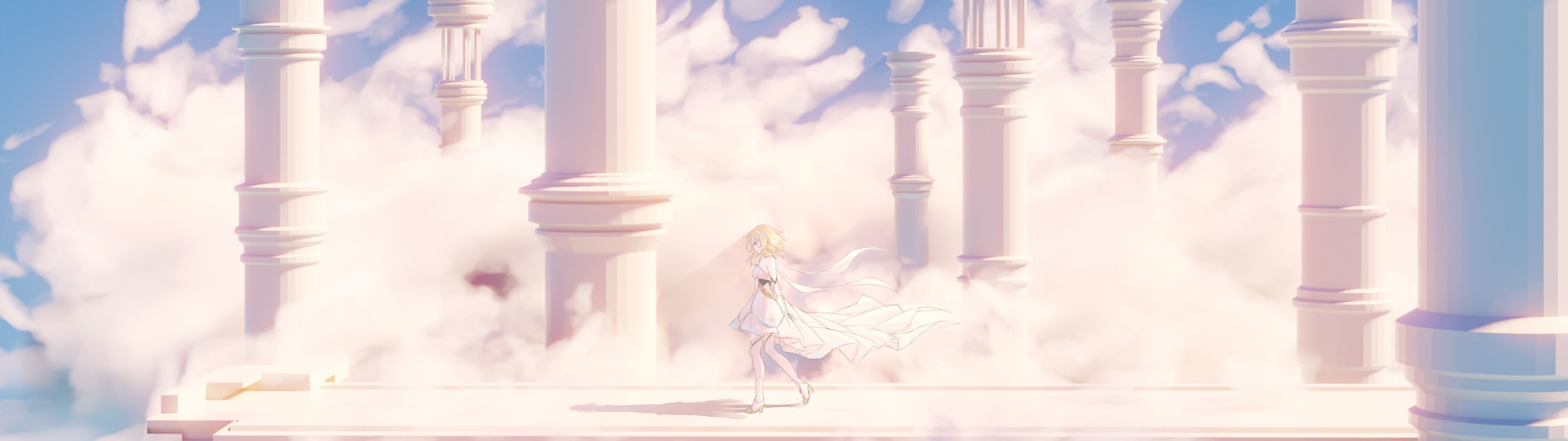 3840x1080 Genshin Impact Wallpaper 4K, Lumine, 5K, 8K