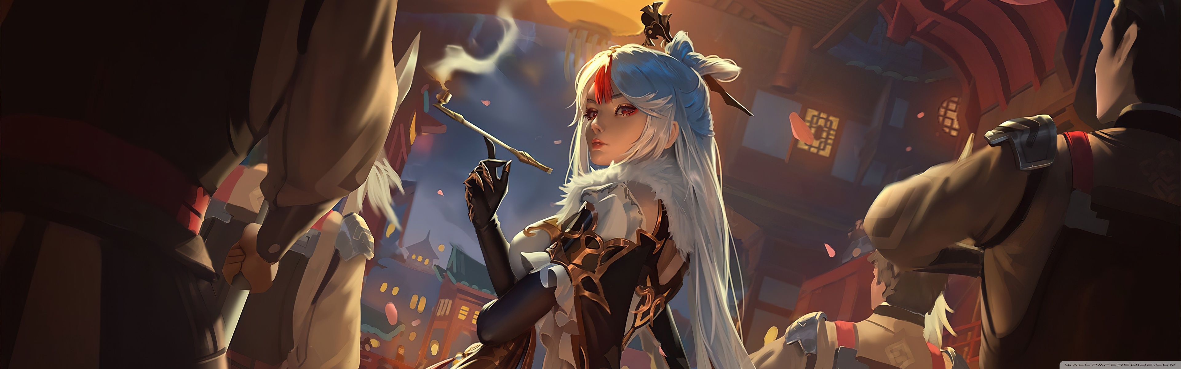 3840x1200 Genshin Impact Video Game Ningguang Ultra HD Desktop Background Wallpaper for : Widescreen & UltraWide Desktop & Laptop : Multi Display, Dual & Triple Monitor : Tablet