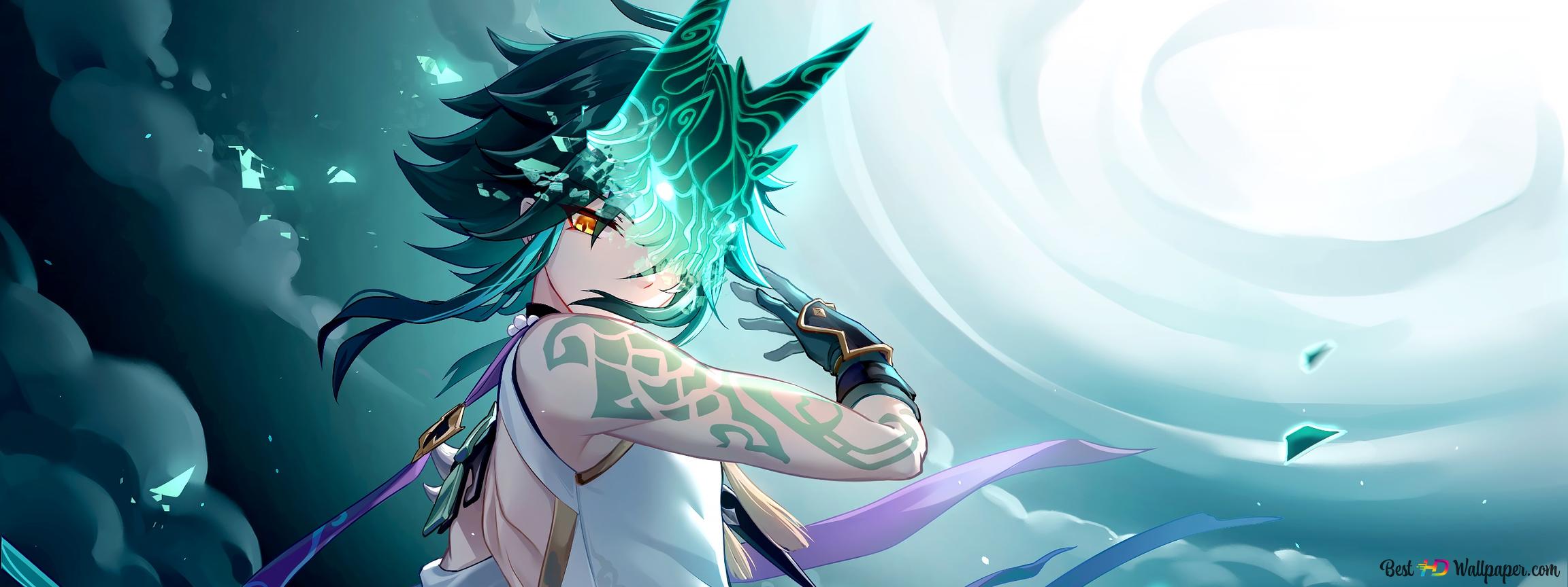2304x864 Genshin Impact 2K wallpaper download