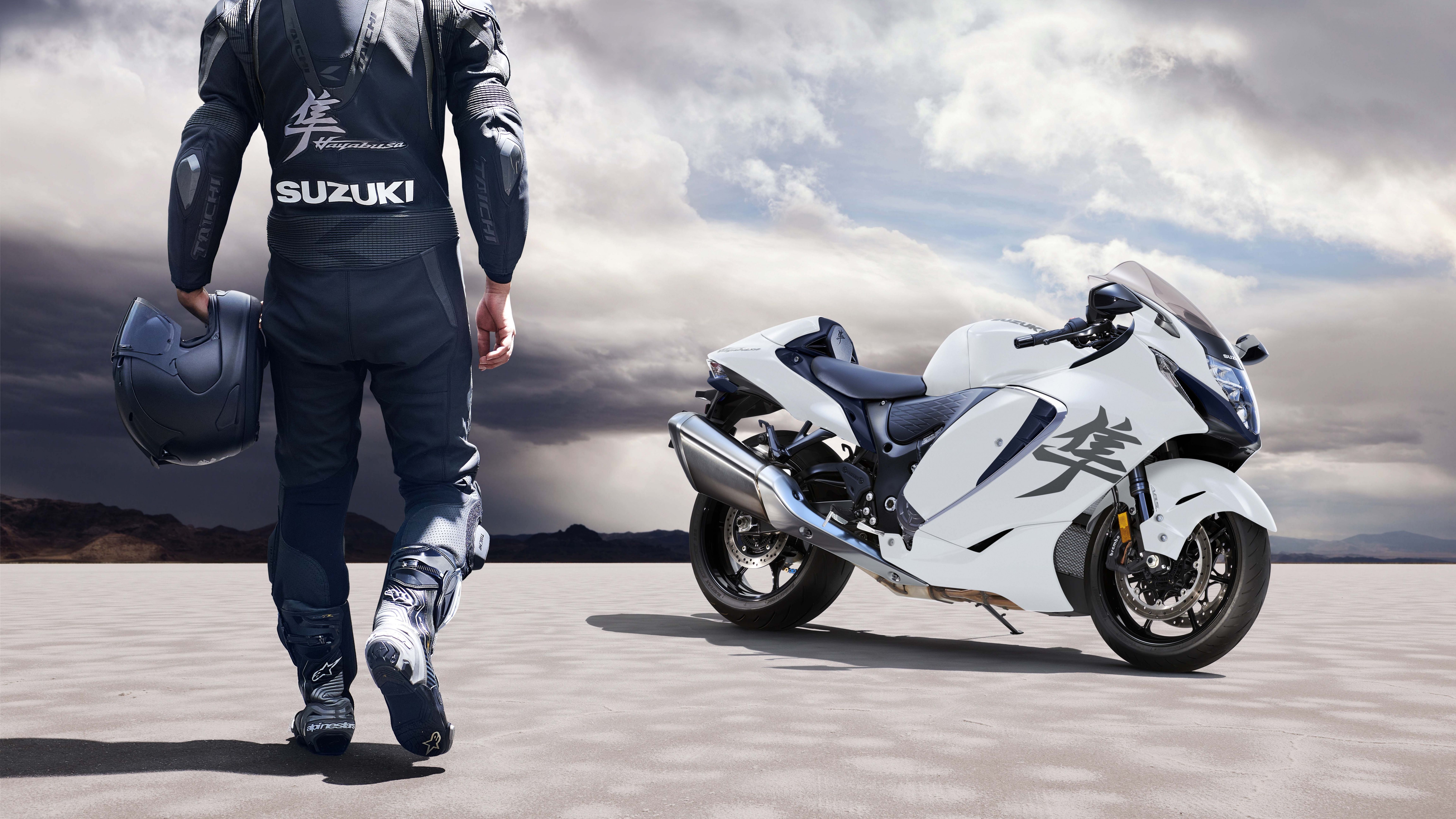 7680x4320 Suzuki Hayabusa Wallpaper 4K, Biker, 5K