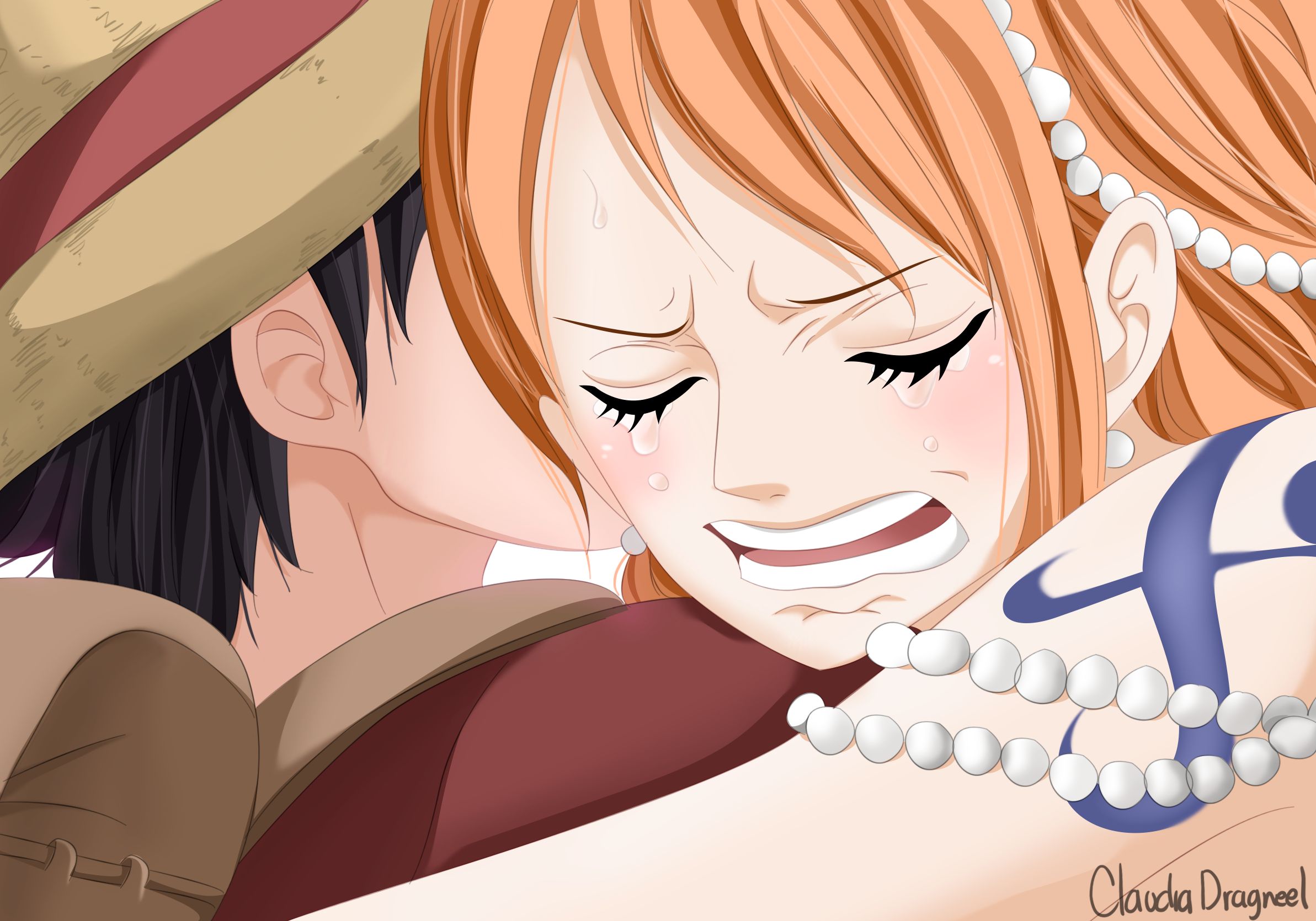 2385x1670 Mobile wallpaper: Anime, One Piece, Monkey D Luffy, Nami (One Piece), 439175 download the picture for free