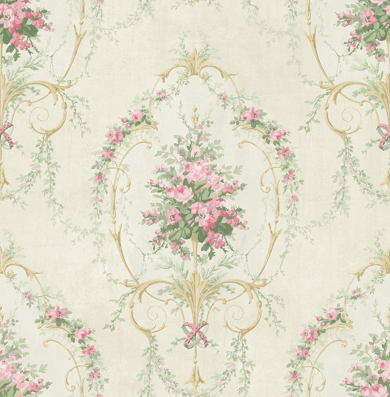 1258x1280 Vintage Cameo Wallpaper in Blush VC90405 from Wallquest Savvy Decorator