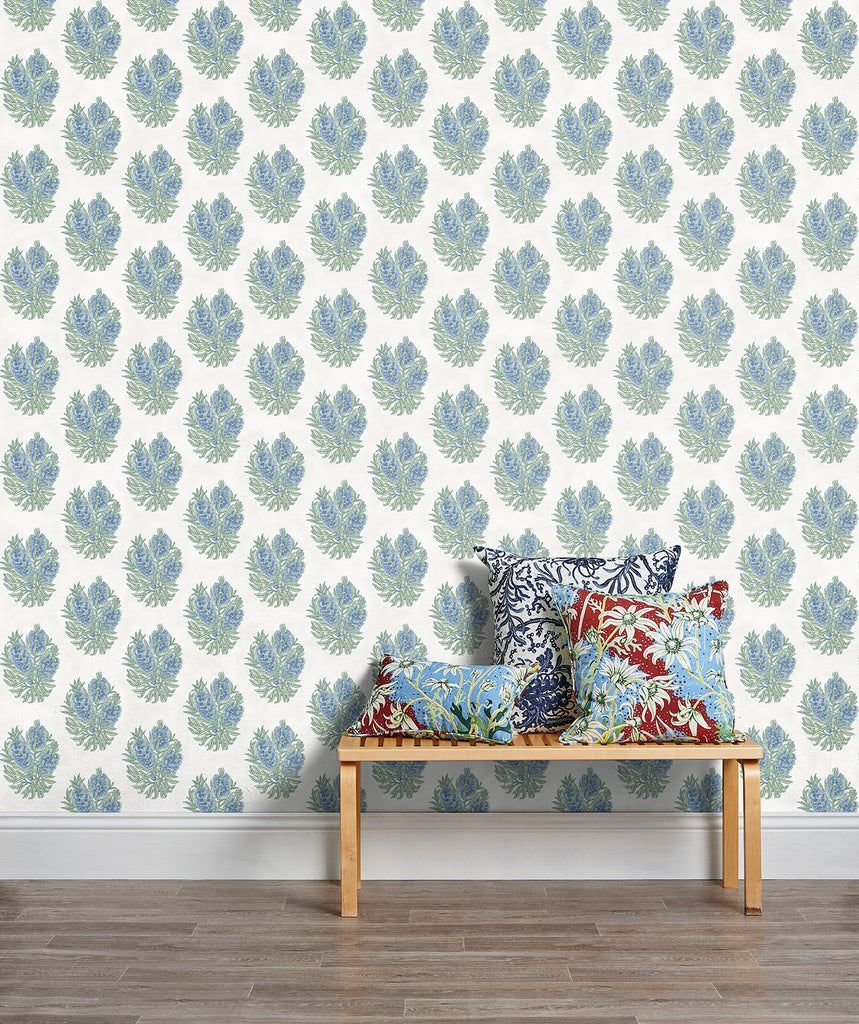 859x1024 Cameo Blue Wallpaper