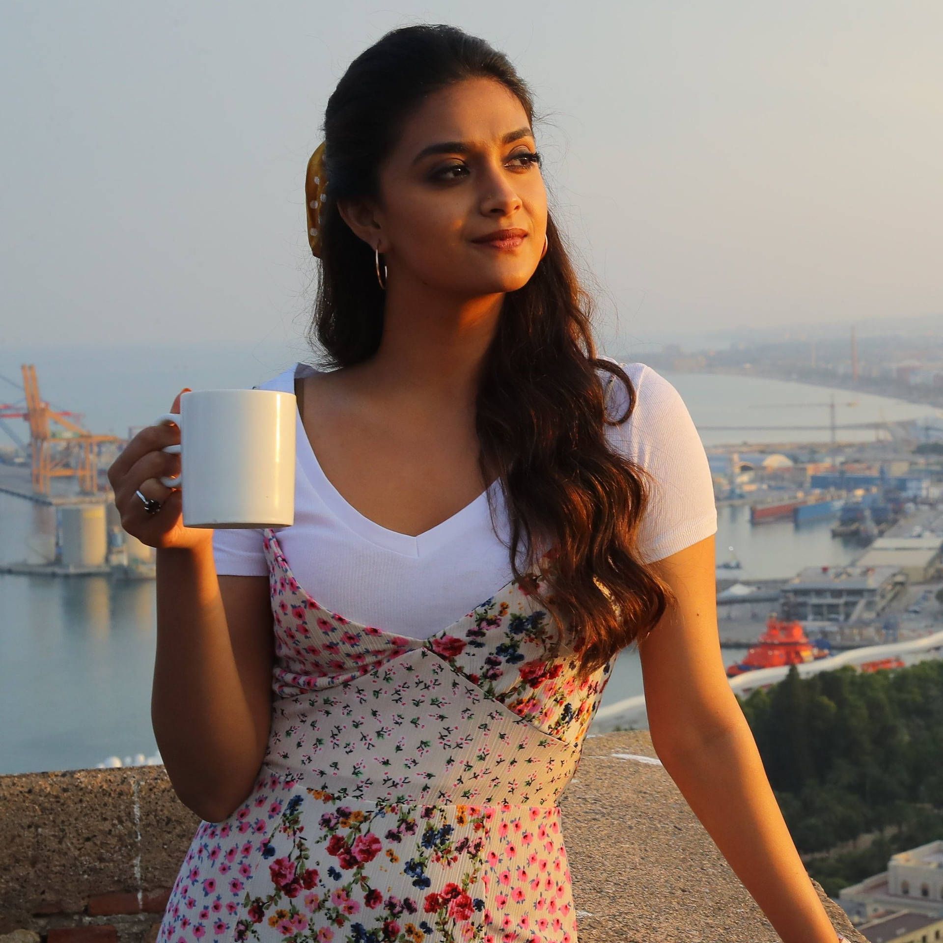 1920x1920 Indian Girl Wallpaper