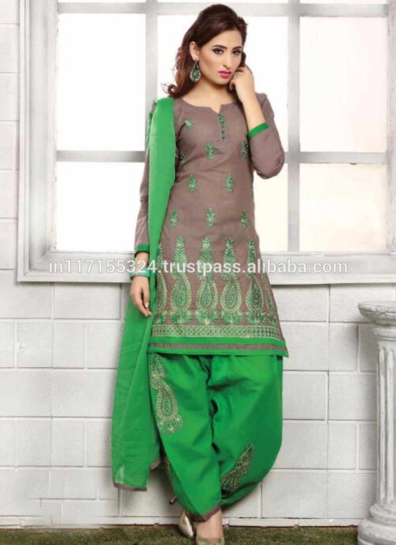 800x1100 Cotton Green Embroidered Work Punjabi Suit. centenariocat.upeu.edu.pe
