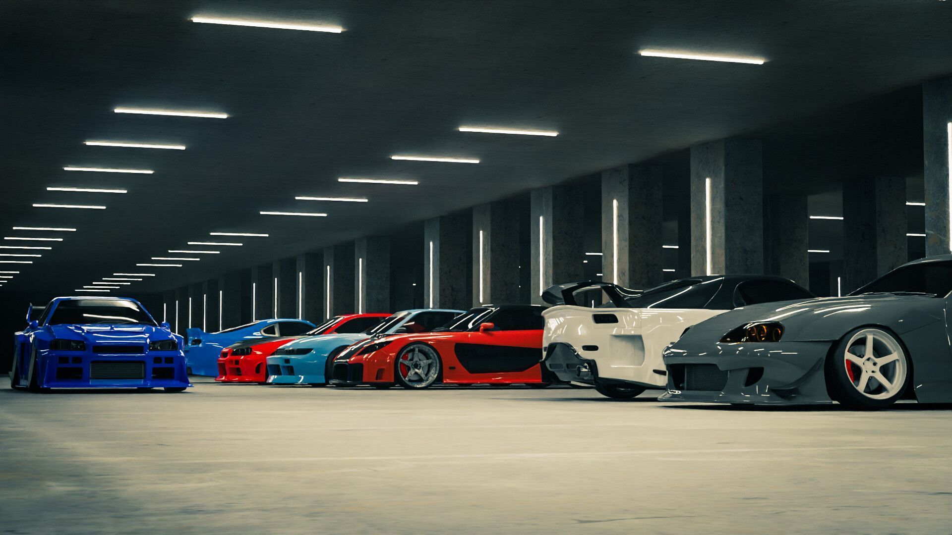 1920x1080 Underground Car Meet