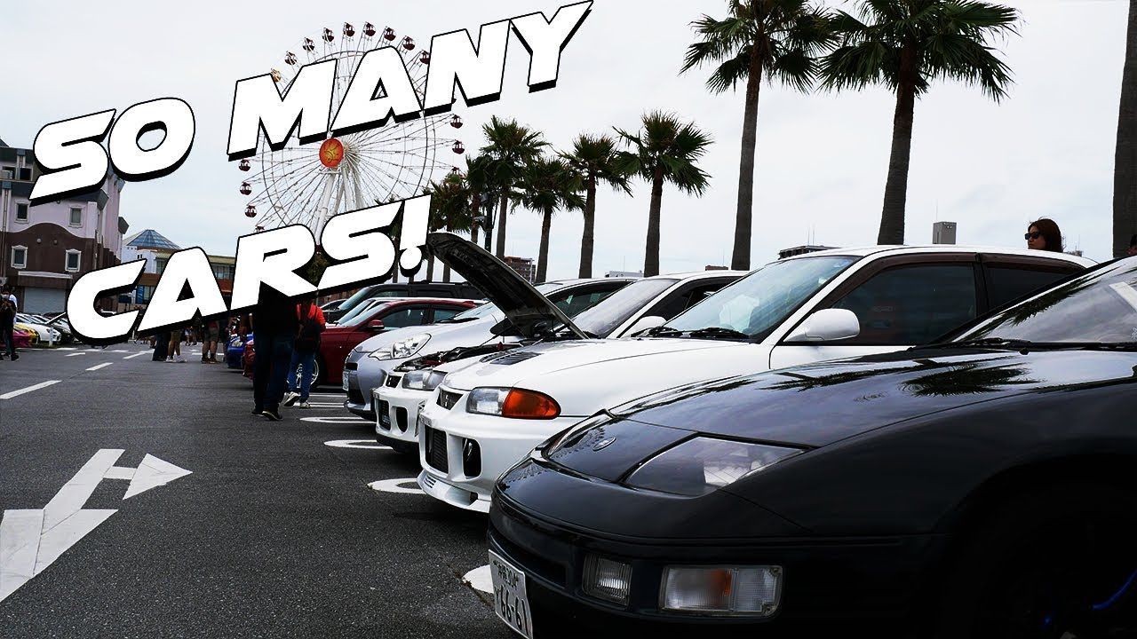 1280x720 MASSIVE JDM CAR MEET IN JAPAN!