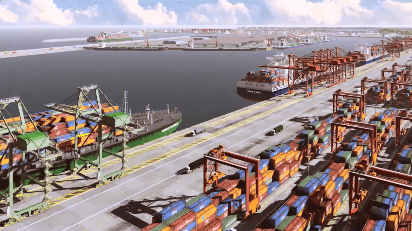 1366x768 Port of Veracruz, Mexico. ESC Pile (Global Sheet Piling Solutions)