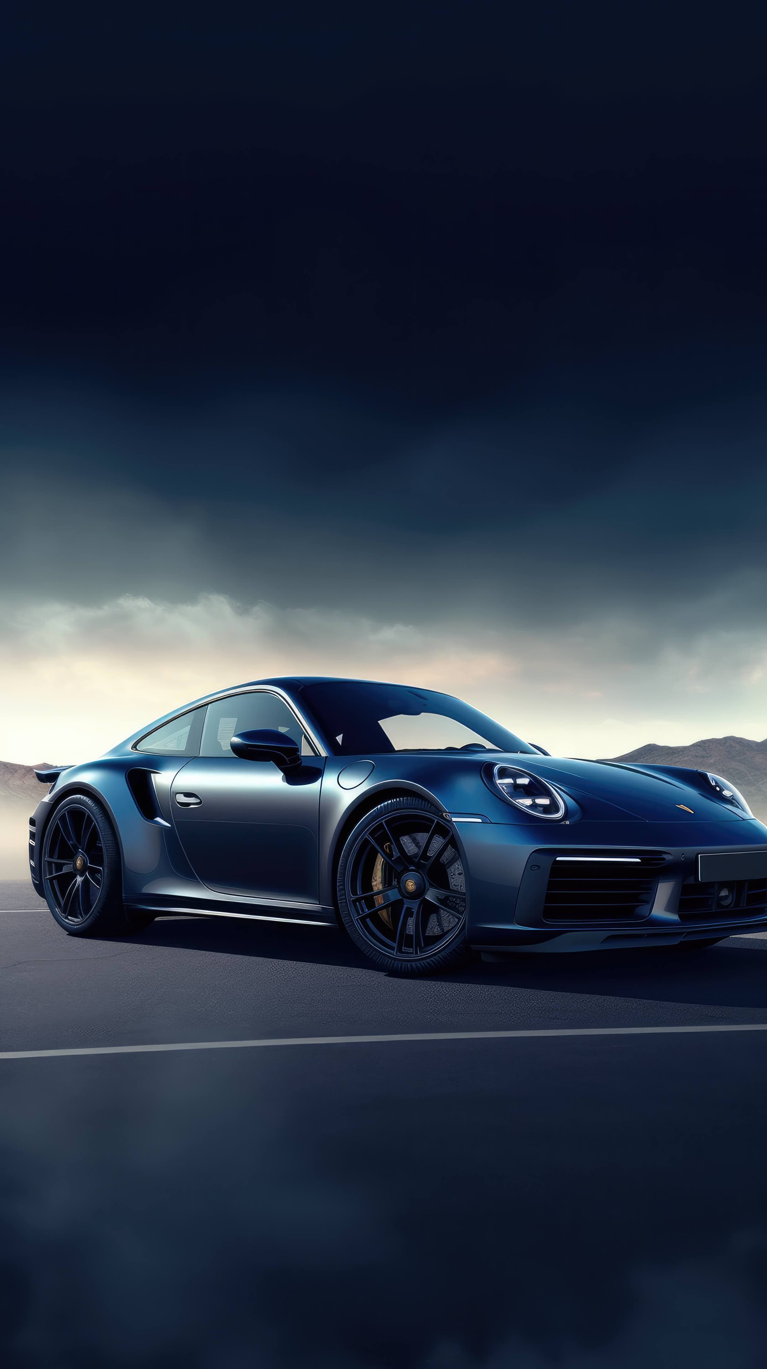2448x4368 Take your phone to the next level with a wallpaper of the 2021 Porsche 911 Turbo S