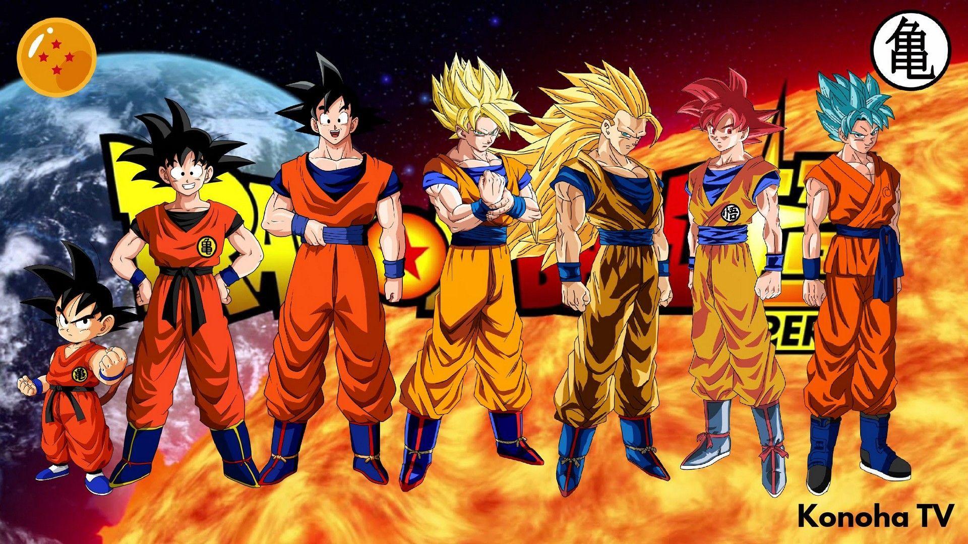 All Goku Forms 3D Wallpapers - Top Free All Goku Forms 3D Backgrounds -  WallpaperAccess