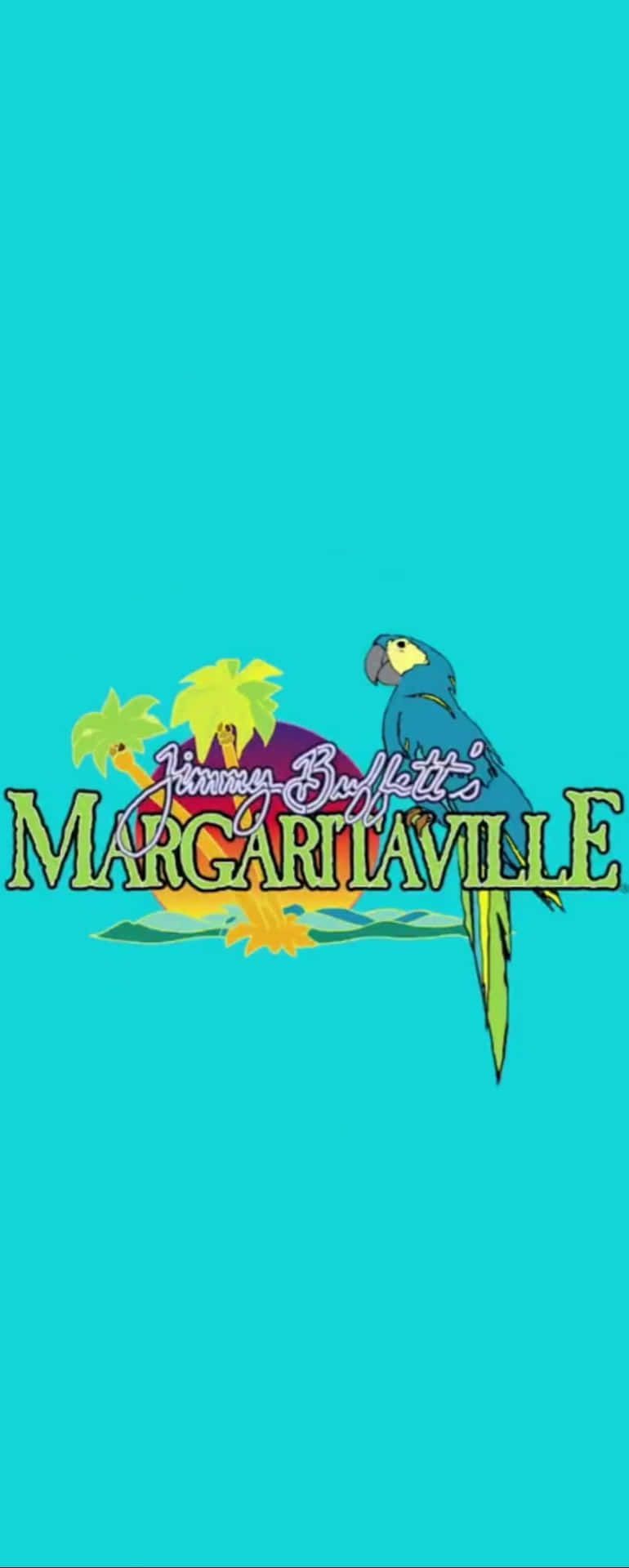 770x1920 Download Jimmy Buffett's iconic Margaritaville logo Wallpaper