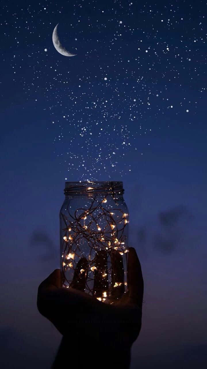 720x1280 Moon And Stars Phone Wallpaper