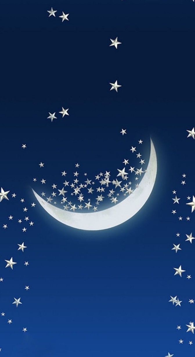 672x1225 Moon Wallpaper. Moon and stars wallpaper, Phone wallpaper image, Black glitter wallpaper