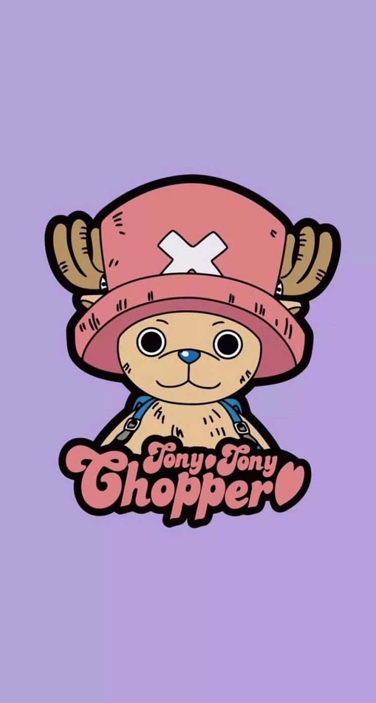 744x1392 Download Purple One Piece Chopper Portrait Wallpaper