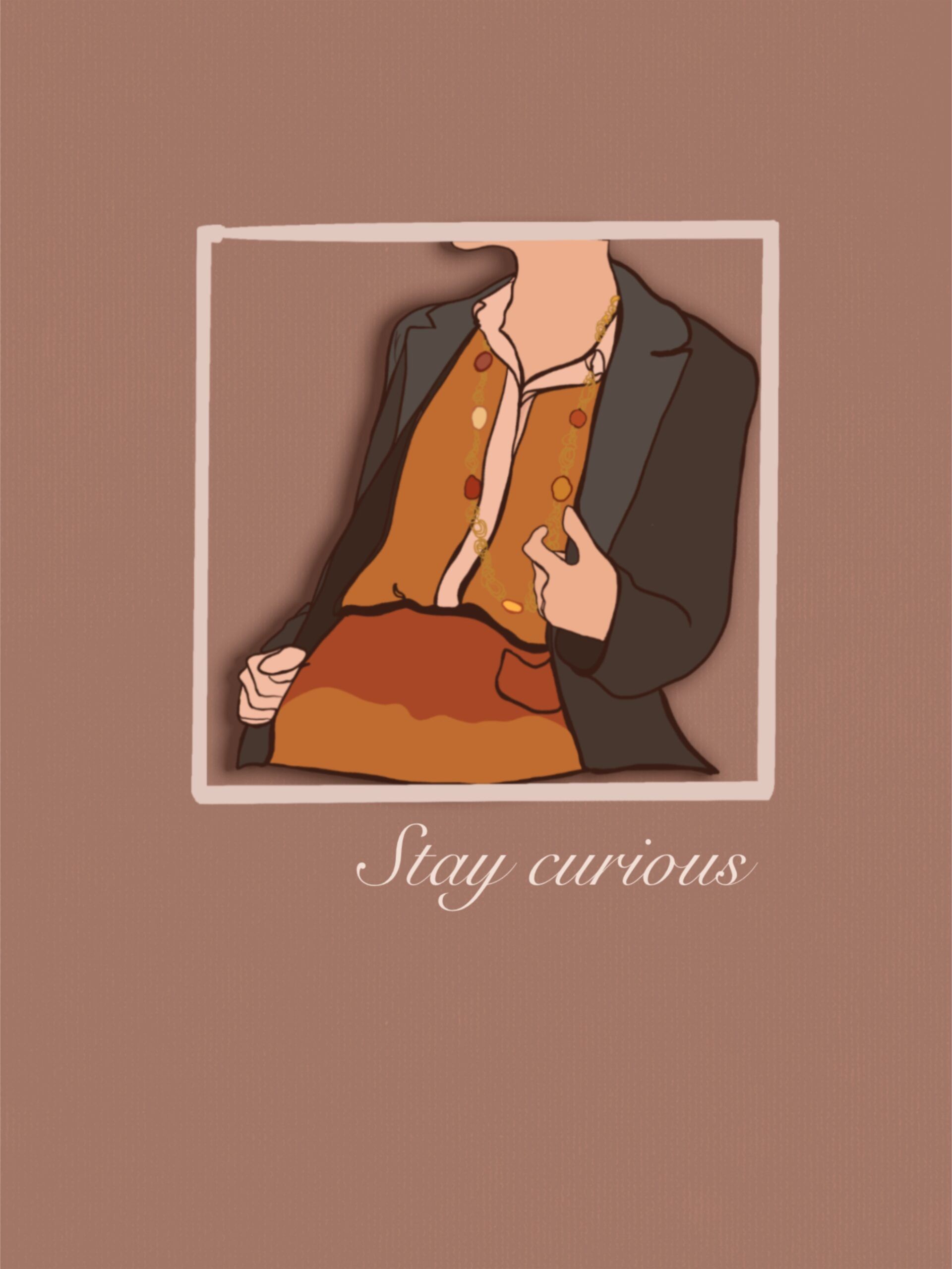 1920x2560 Stay Curious iPad Wallpaper